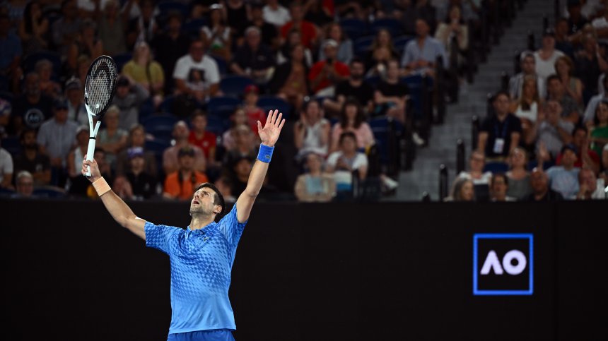 Джокович загуби сет срещу квалификант, но си осигури битка с Гришо