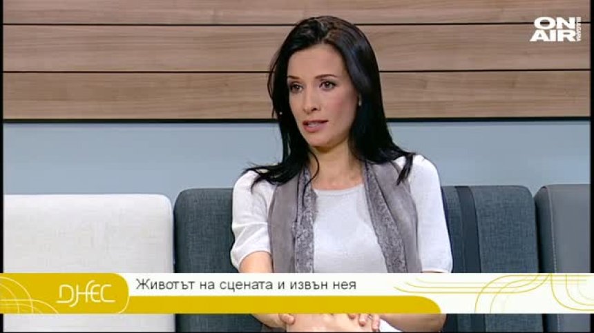 Яна Маринова в ролята на Виктория Глас