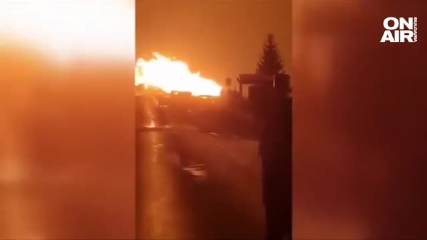 Взриви се газопровод, свързващ Литва и Латвия, пожарът се вижда от 17 км