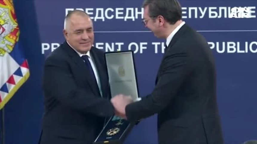 Бойко Борисов получи "Орденът на Република Сърбия"