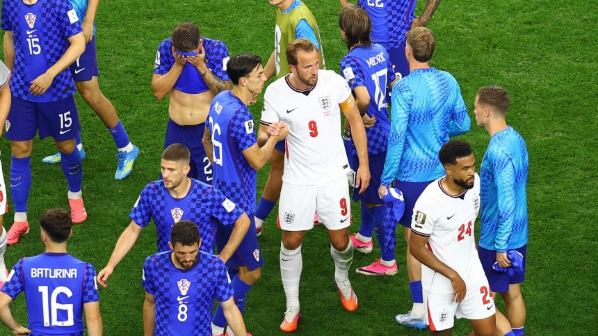 Англия удари Хърватия с 4:2 в зрелищен мач от Световното първенство по футбол