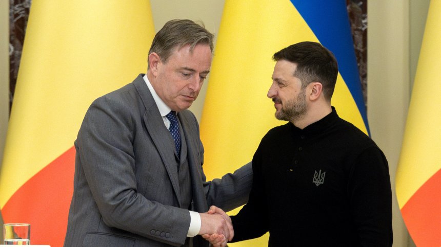 Белгия дава 1 млрд. евро помощ на Украйна през 2025 г.