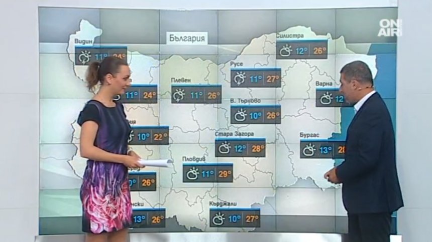 Топло, но дъждовно време ни очаква днес