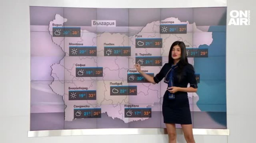 Значителна облачност на места в последния работен ден