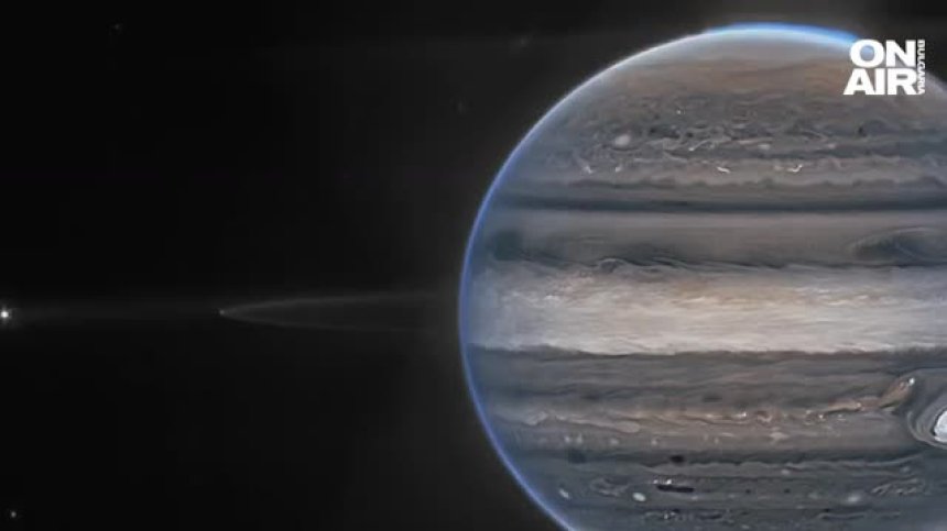 Гигантски бури, северни сияния... "Джеймс Уеб" улови Юпитер с невероятни детайли