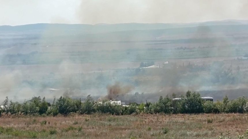 Огънят край Слънчев бряг стигна до къщи, евакуираха десетки хора