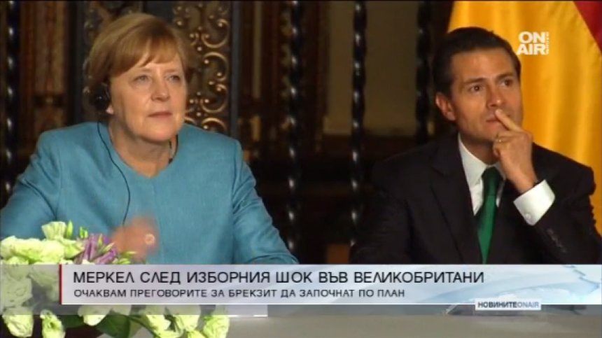 Въпреки изборите на Острова: Меркел очаква Brexit да започне по план