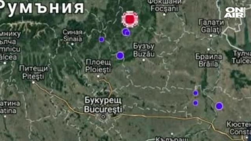 Земетресение над 5 по Рихтер разлюля Румъния тази нощ, трусът е усетен и у нас
