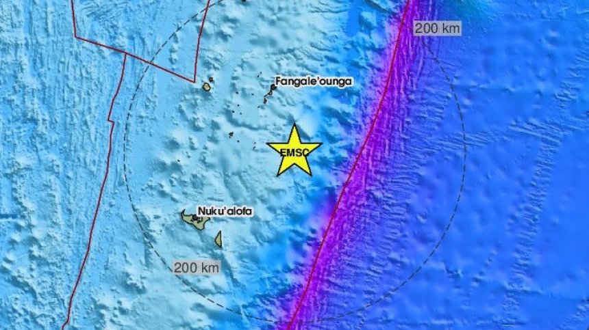 Трус от 7,1 по Рихтер удари близо до Тонга