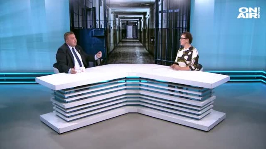 Заради казуса Полфрийман: Каракачанов размаха среден пръст в телевизия