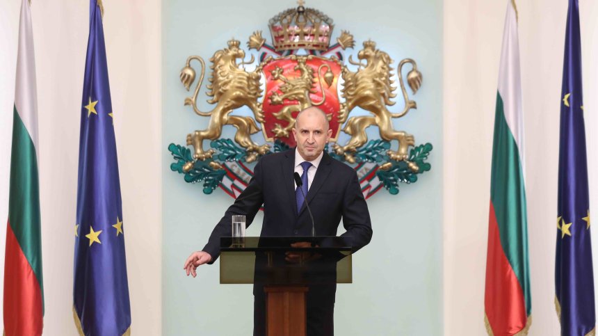 Радев с последно обръщение като президент на България (СНИМКИ)