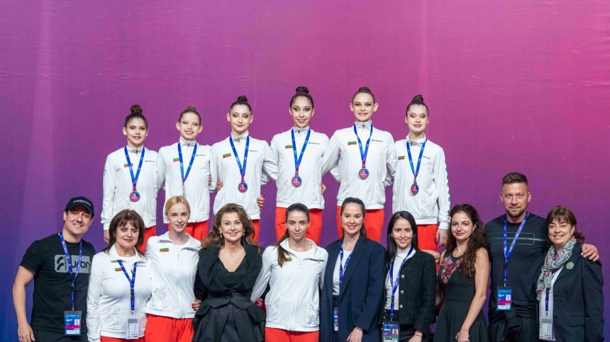 Ансамбълът на България за девойки е шампион на Европейската купа по художествена гимнастика