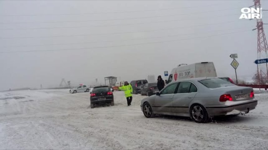 Снежни виелици и затворени пътища в Европа