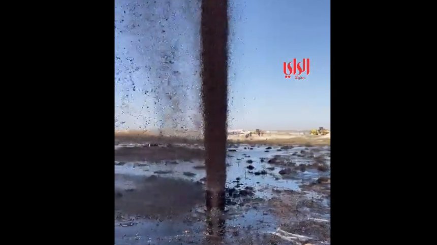 Извънредно положение след разлив на нефт на сушата в Кувейт (+ВИДЕО)