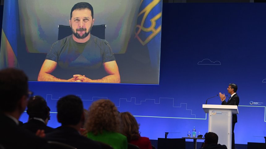 Милиарди долари отиват към Киев, лидери от 60 държави обещаха подкрепа на Зеленски