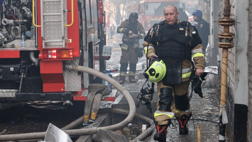 Украински дрон предизвика пожар във Воронежка област