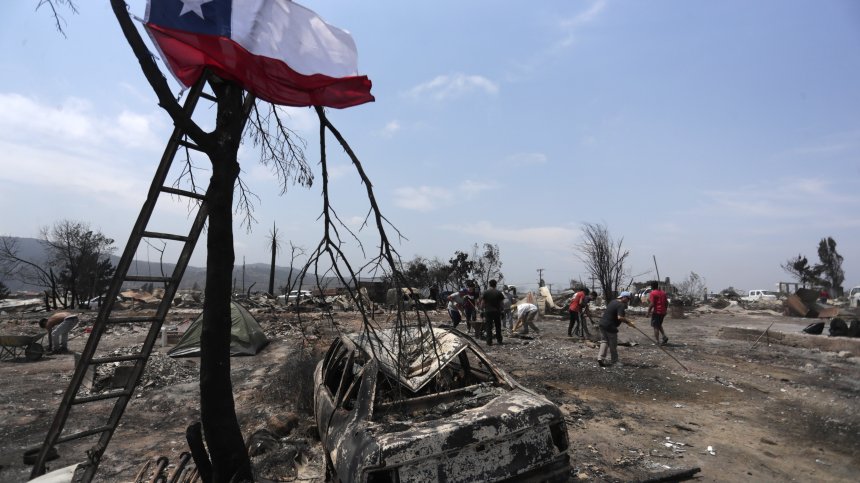 Унищожителните пожари в Чили в снимки