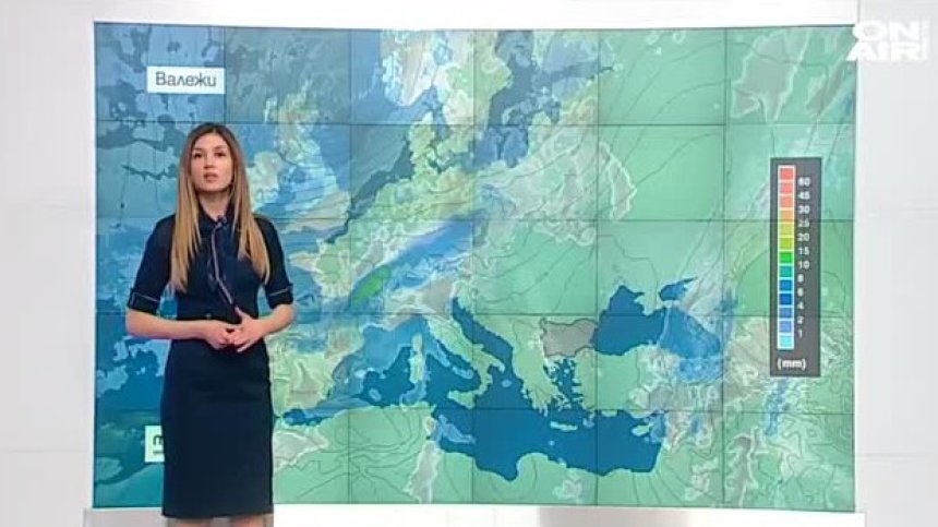 Валежи в почти цялата страна, до 21 градуса максимални температури