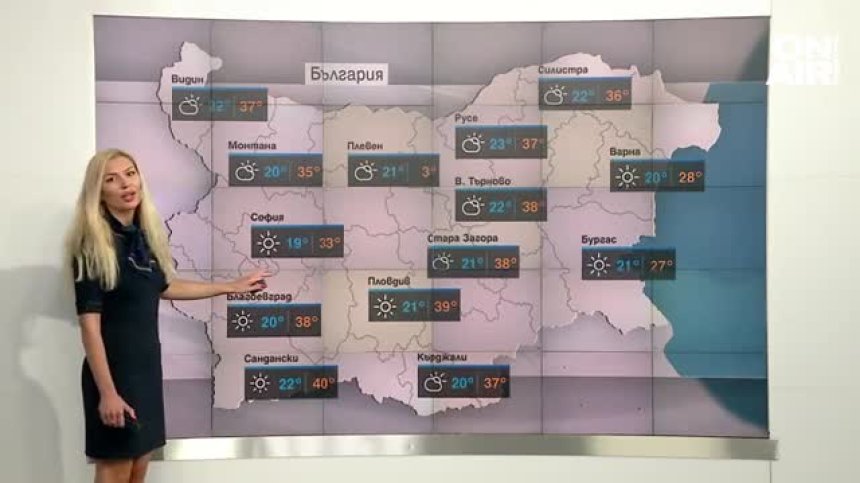 Опасно горещо време и днес - градусите скачат до 39-40
