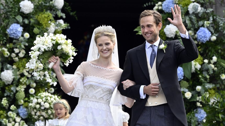 Сватба като от приказките: Най-богатата принцеса в Европа се омъжи