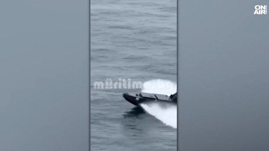 Кадри от Contship Jet показват атаката с дронове край Шабла (+ВИДЕО)