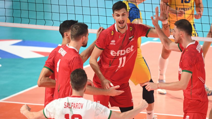 България победи Украйна с 3:1 на Европейското първенство по волейбол