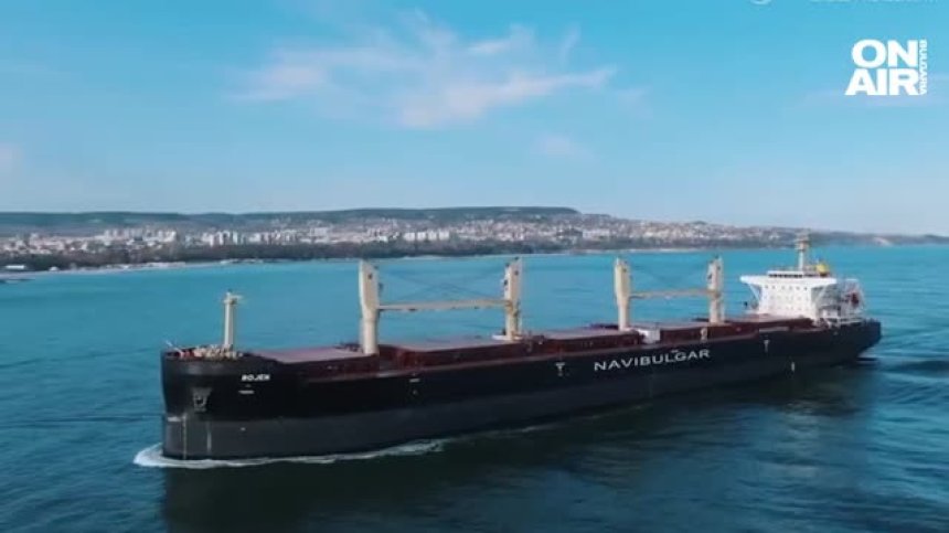 Българският кораб "Рожен"&nbsp;ще е първият, който ще изнесе украинско зърно от Черноморск