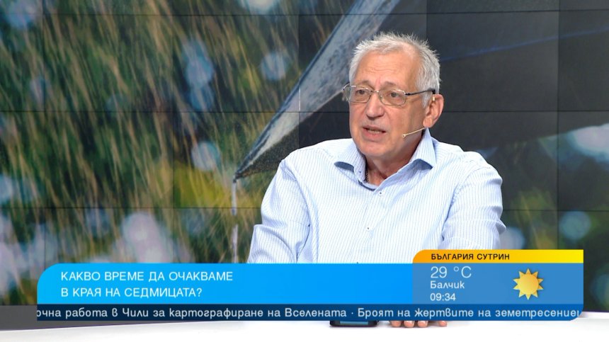 Валежи, бури и вятър: Нестабилно време в България до средата на юли
