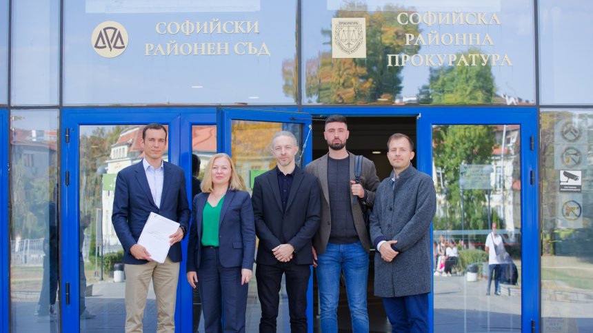Васил Терзиев и депутати от ПП-ДБ внесоха сигнал в Европрокуратурата за ремонти в София
