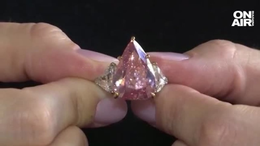 Най-големият розов диамант отива на търг за 35 млн. долара