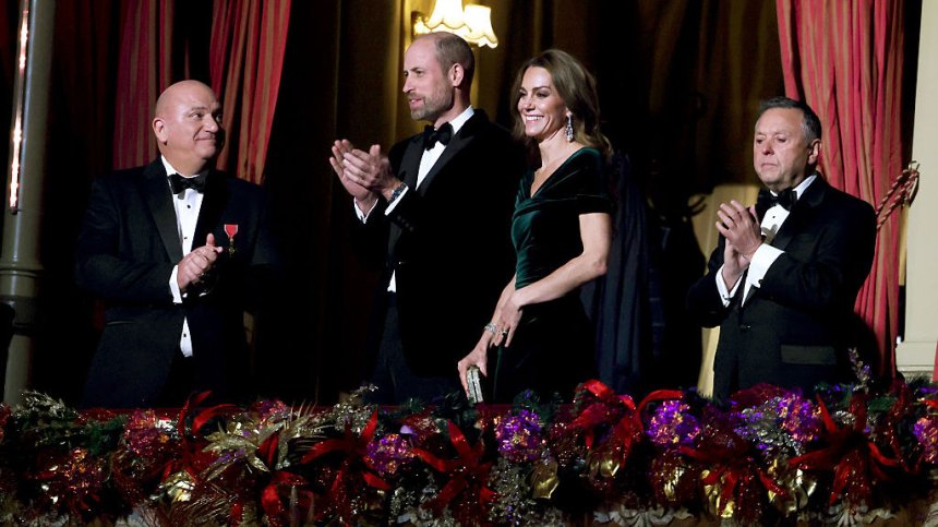 Уилям и Кейт смаяха всички с визията си в "Роял Албърт Хол"