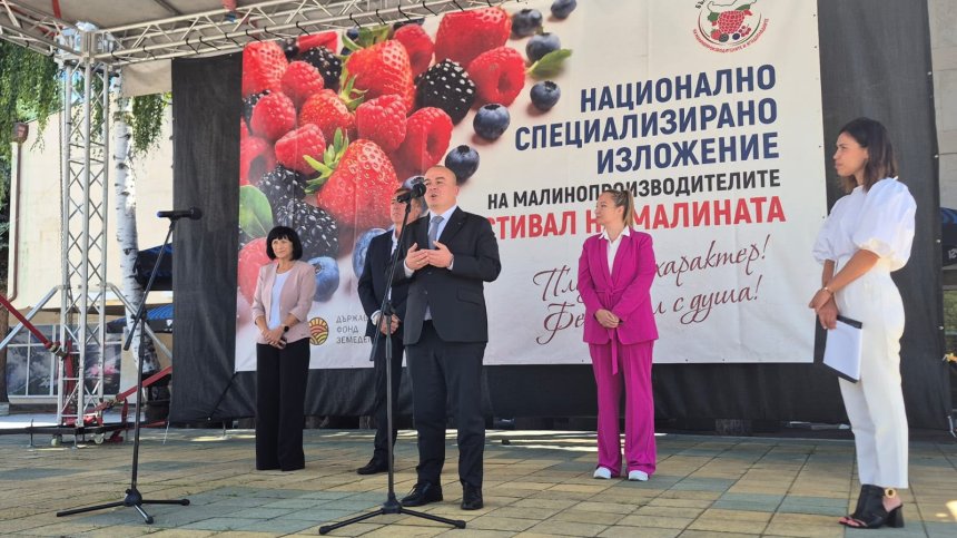 Абровски: Българските малини са сред най-успешните родни продукти