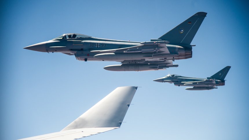 Испания потвърди: Праща 6 изтребителя "Юрофайтър" у нас