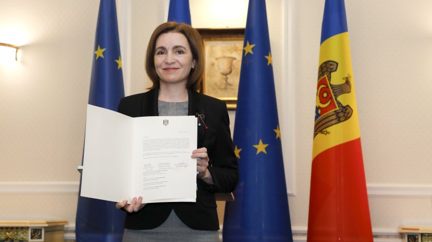 Молдова официално обяви кандидатурата си за присъединяване към ЕС