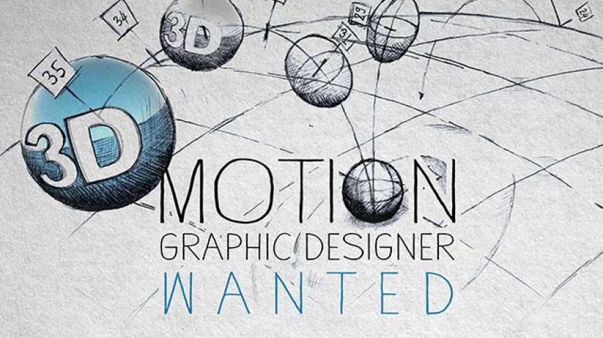 Обява за 3D MOTION GRAPHIC DESIGNER