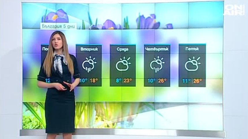 Температурите ще бъдат високи, следобед ще се развива купеста облачност