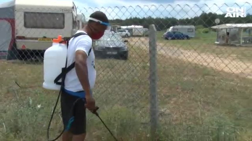 Засилват санитарните мерки на къмпинг "Градина"