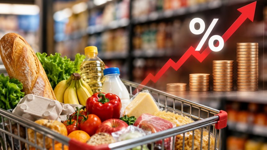 Цените на храните и безалкохолните напитки в България скочиха с 54% за 5 години