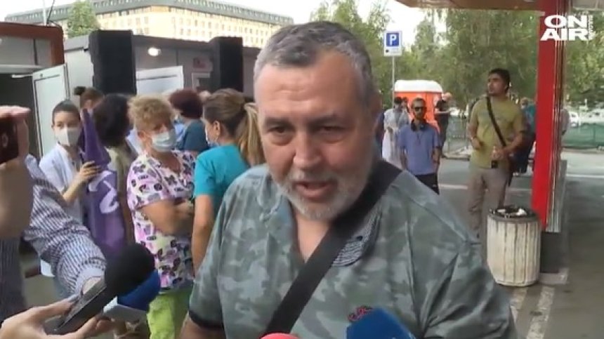 От "Пирогов" протестират под звуците на "Jerusalema", Христо Мутафчиев ги подкрепи