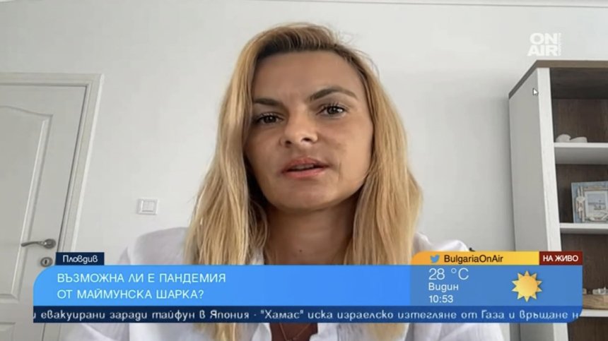 Д-р Бацелова: Маймунската шарка протича тежко при децата и може да  е смъртоносна