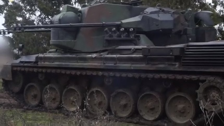 Украински военни показаха в действие германския "Гепард" (+ВИДЕО)