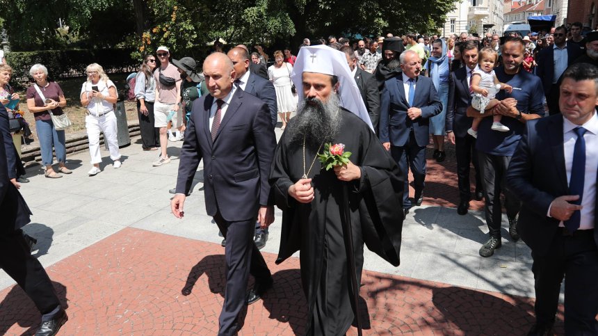 Румен Радев и патриарх Даниил дадоха начало на маршрута "Рилският чудотворец" (СНИМКИ)