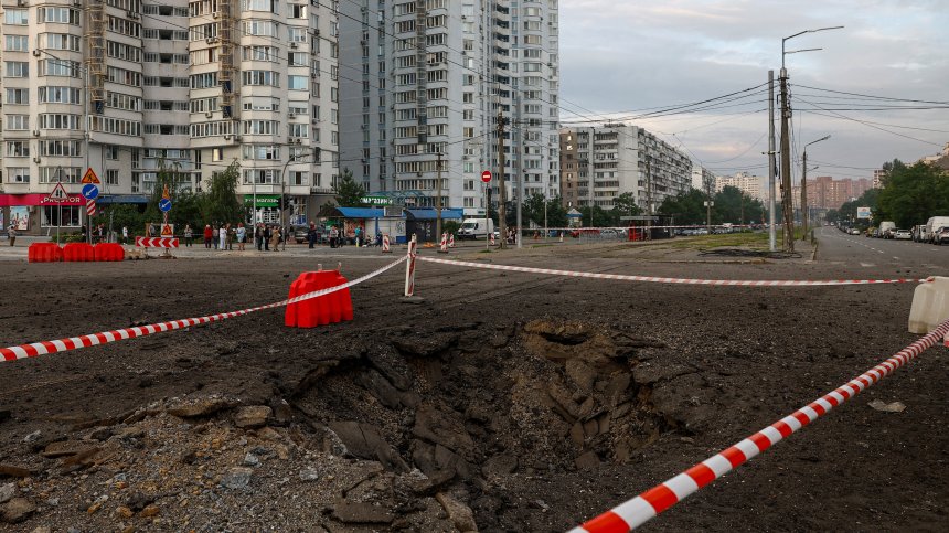 Киев след поредните руски ракетни удари (СНИМКИ)