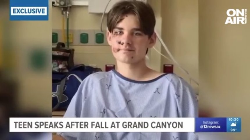 Да оцелееш по чудо: Момче падна от 30-метрова скала в Аризона