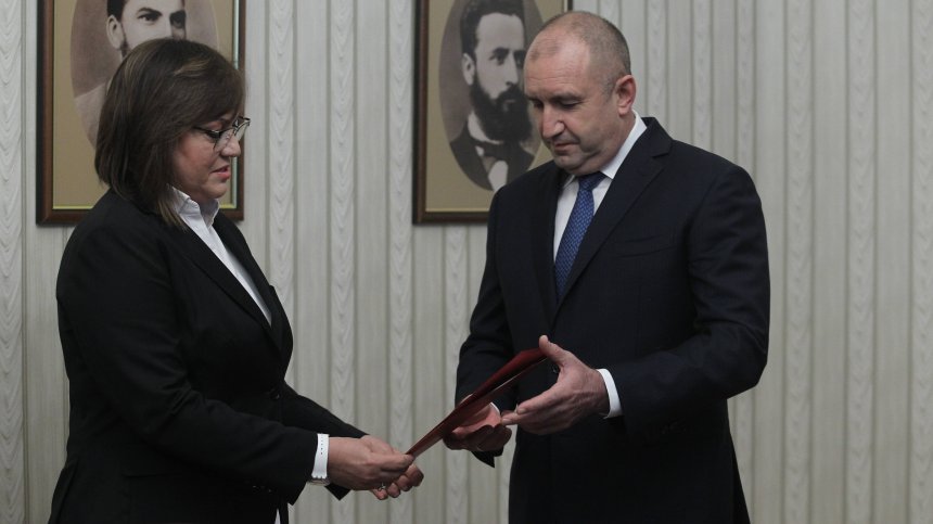 БСП връща неизпълнен третия мандат на президента Румен Радев