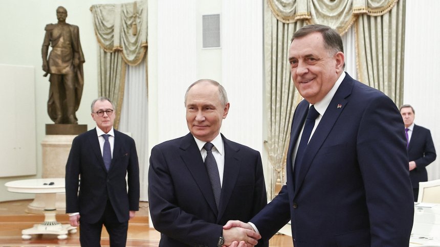 Путин прие издирвания от Интерпол Додик: Много се радвам да ви видя в Москва