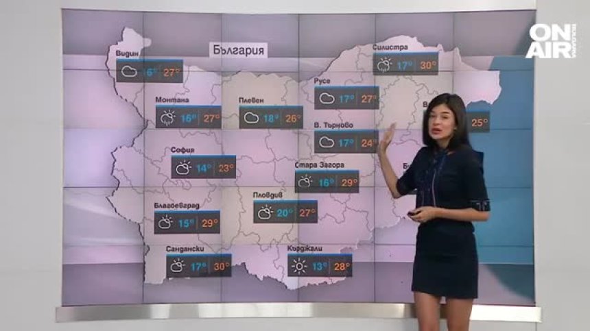 Седмицата започва с горещо и слънчево време