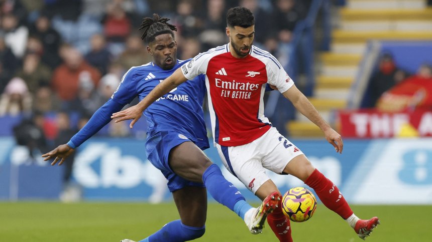 Категорична победа за "Арсенал" срещу "Лестър" с 2:0