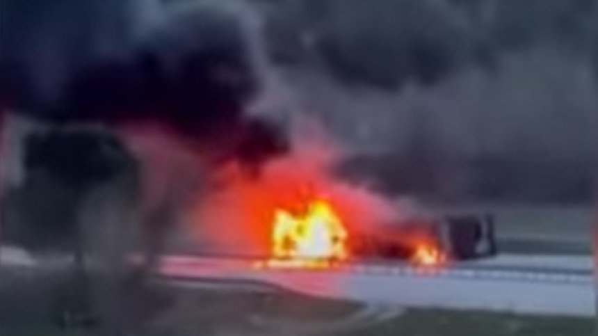 Български ТИР се преобърна и изгоря на магистрала в Турция, двама са загинали (+ВИДЕО)