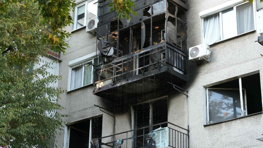 Арестуваха жена след пожар в блок в София